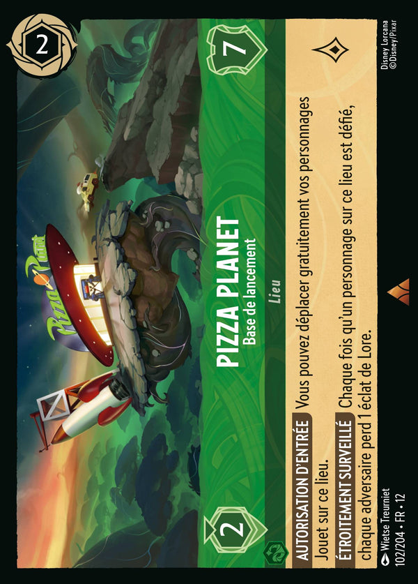 Carte Lorcana 102/204 Pizza Planet | LorenZone