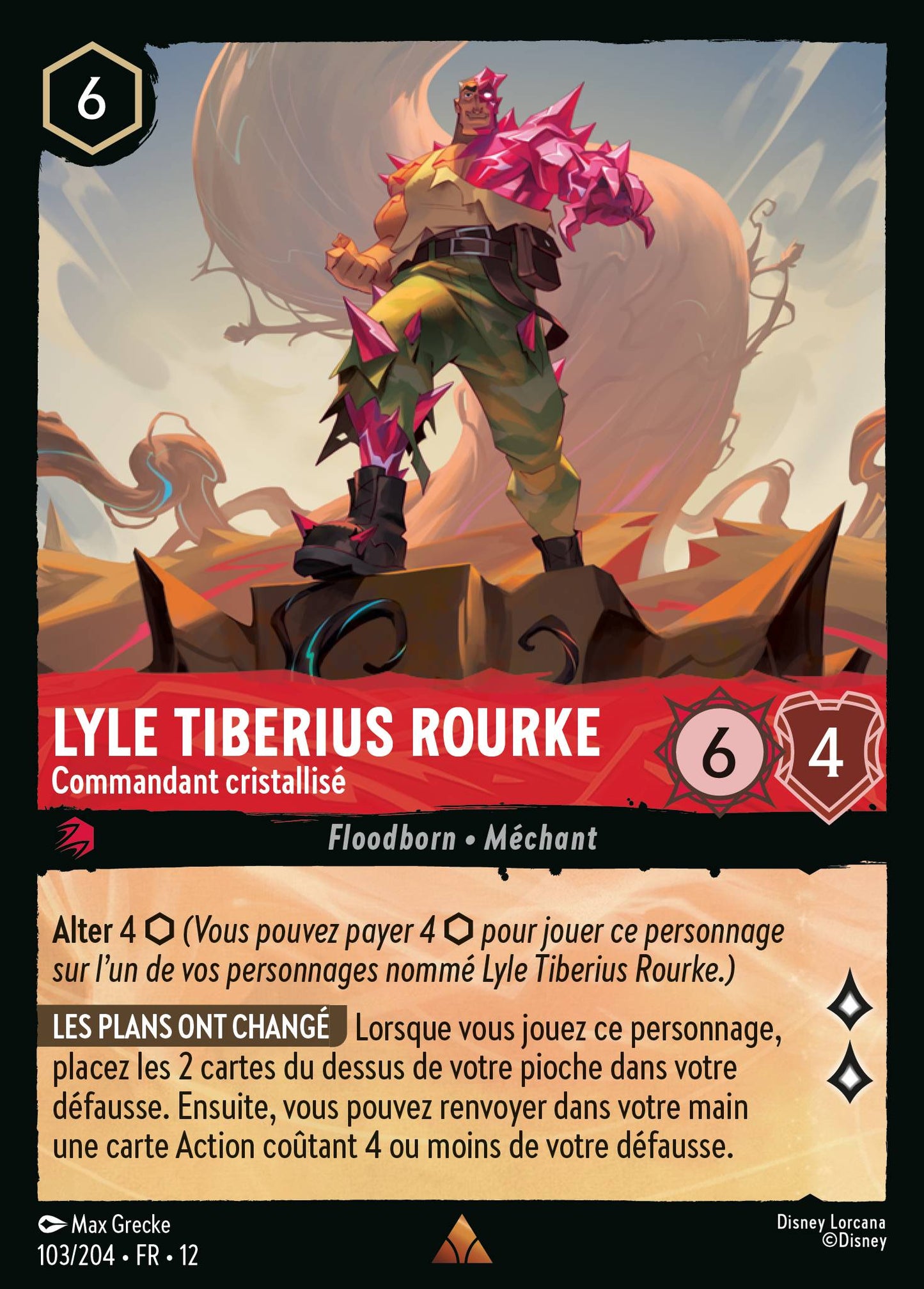 Carte Lorcana 103/204 Lyle Tiberius Rourke | LorenZone
