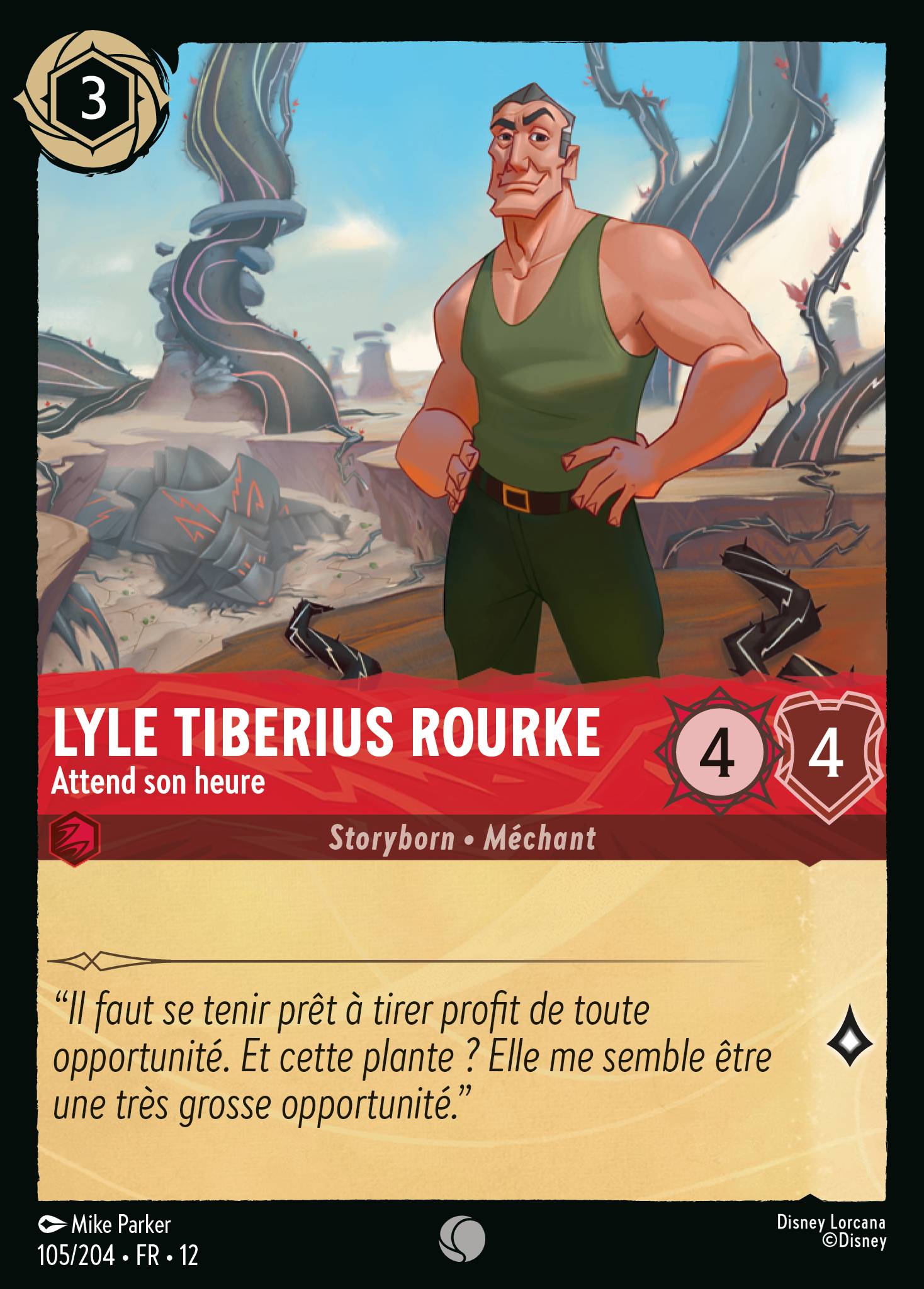 Carte Lorcana 105/204 Lyle Tiberius Rourke | LorenZone
