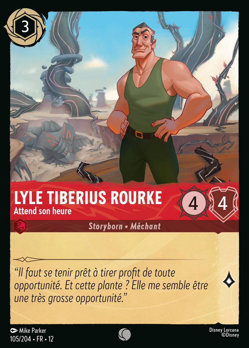 Carte Lorcana 105/204 Lyle Tiberius Rourke | LorenZone