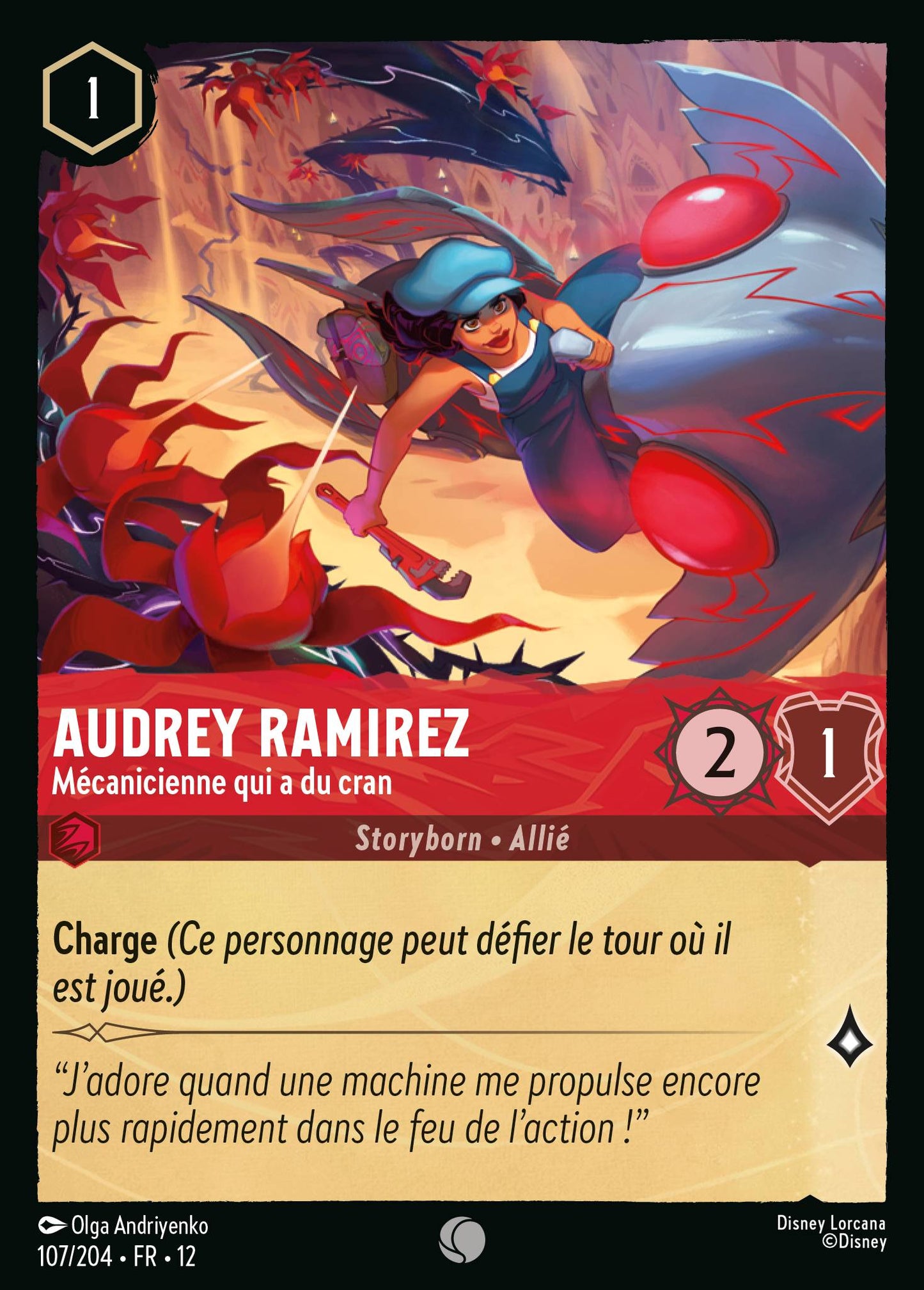 Carte Lorcana 107/204 Audrey Ramirez | LorenZone