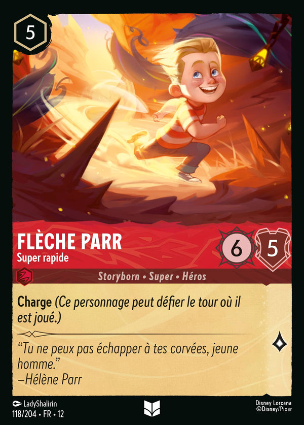 Carte Lorcana 118/204 Flèche Parr | LorenZone