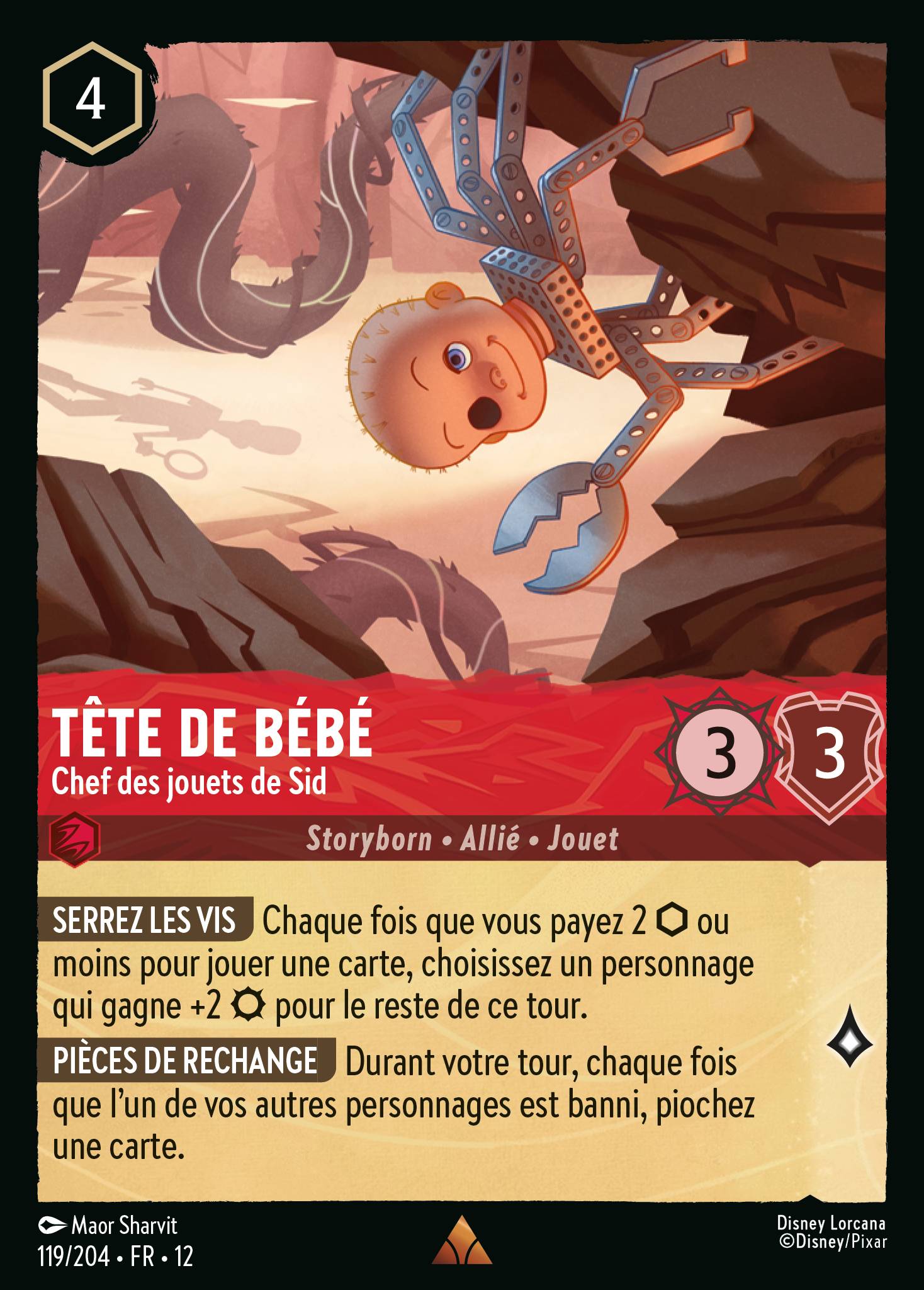 Carte Lorcana 119/204 Tête de bébé | LorenZone