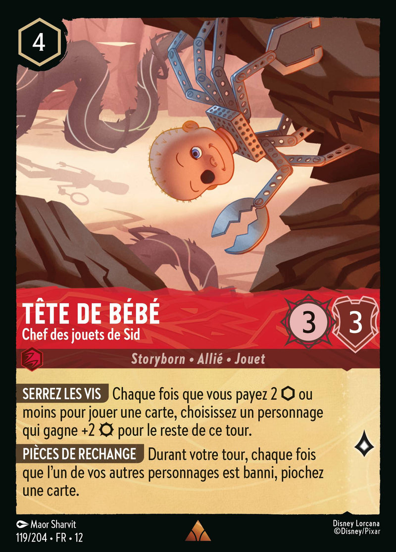 Carte Lorcana 119/204 Tête de bébé | LorenZone