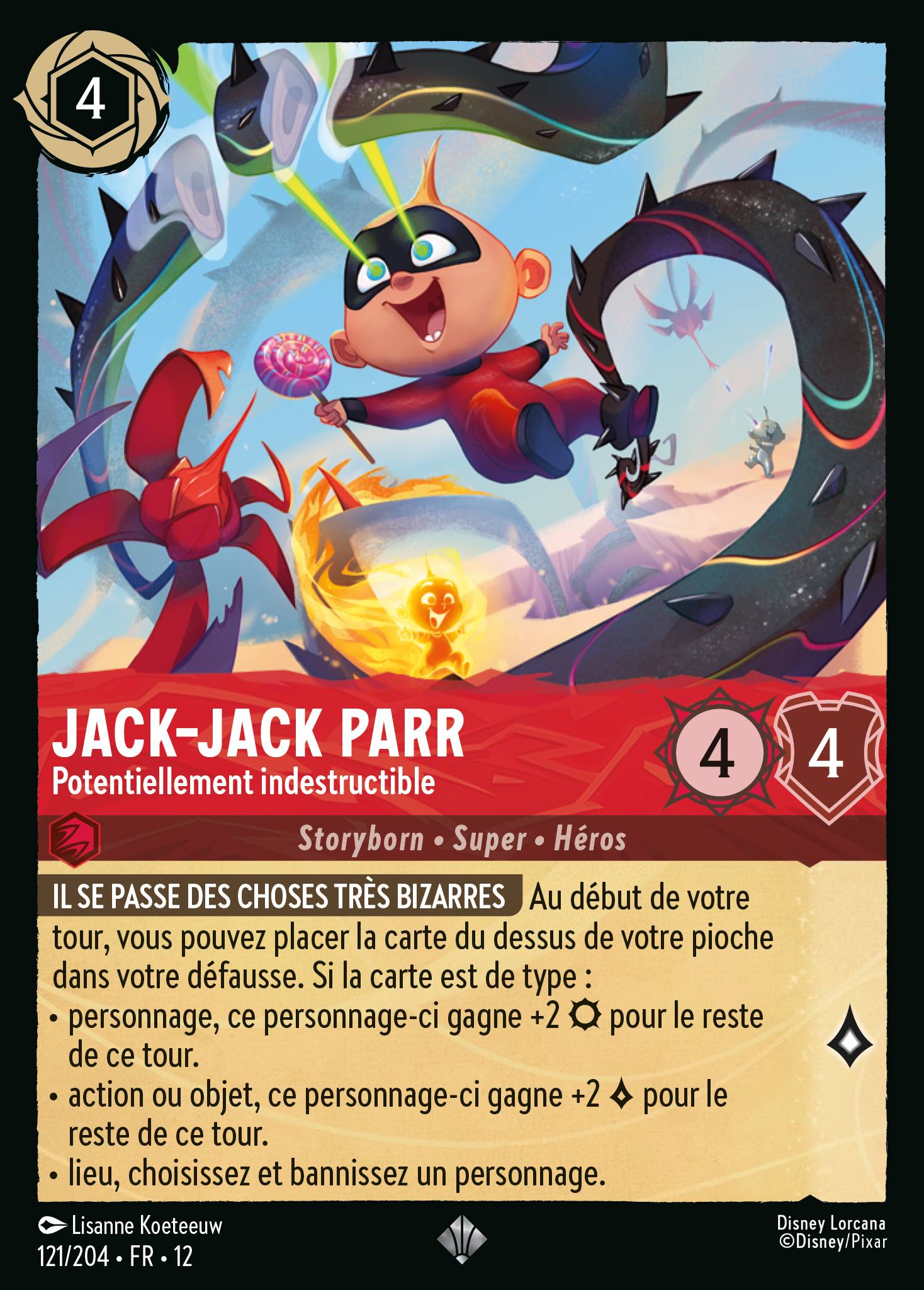 Carte Lorcana 121/204 Jack-Jack Parr | LorenZone