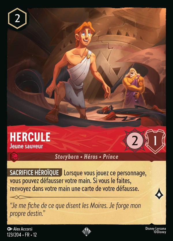 Carte Lorcana 123/204 Hercule | LorenZone