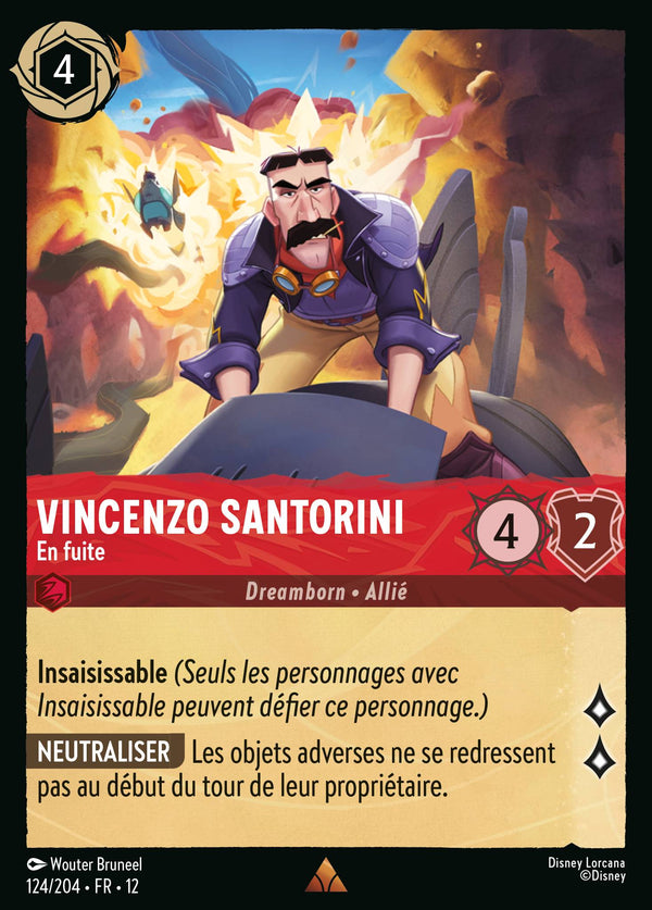 Carte Lorcana 124/204 Vincenzo Santorini | LorenZone