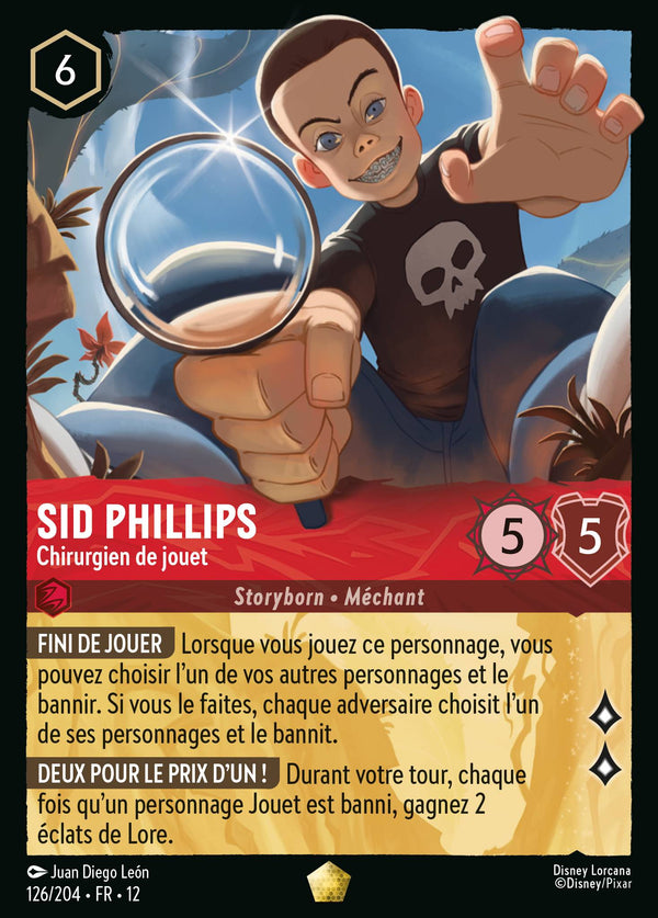 Carte Lorcana 126/204 Sid Phillips | LorenZone