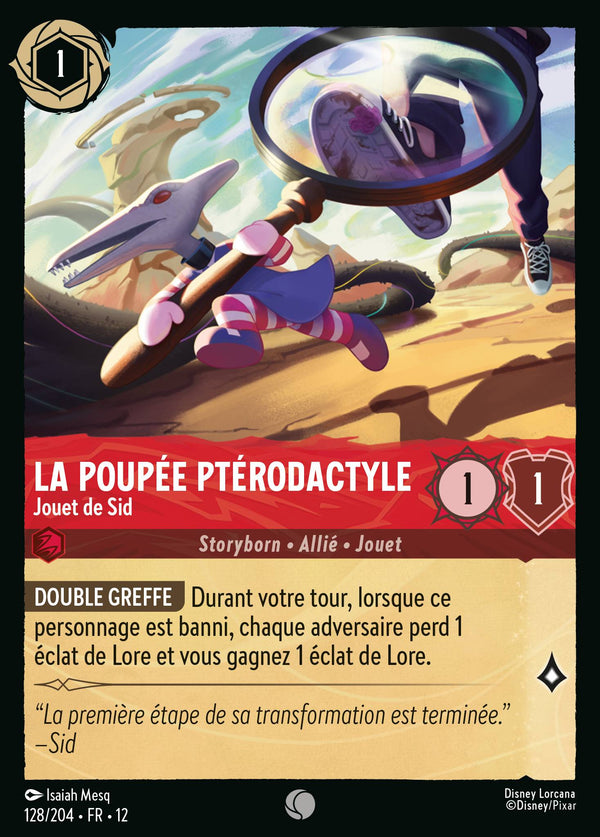 Carte Lorcana 128/204 La poupée ptérodactyle | LorenZone