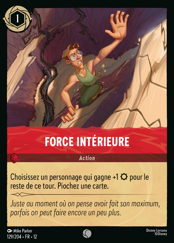 Carte Lorcana 129/204 Force intérieure | LorenZone