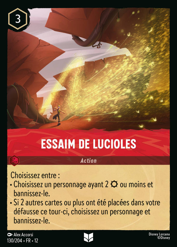 Carte Lorcana 130/204 Essaim de lucioles | LorenZone