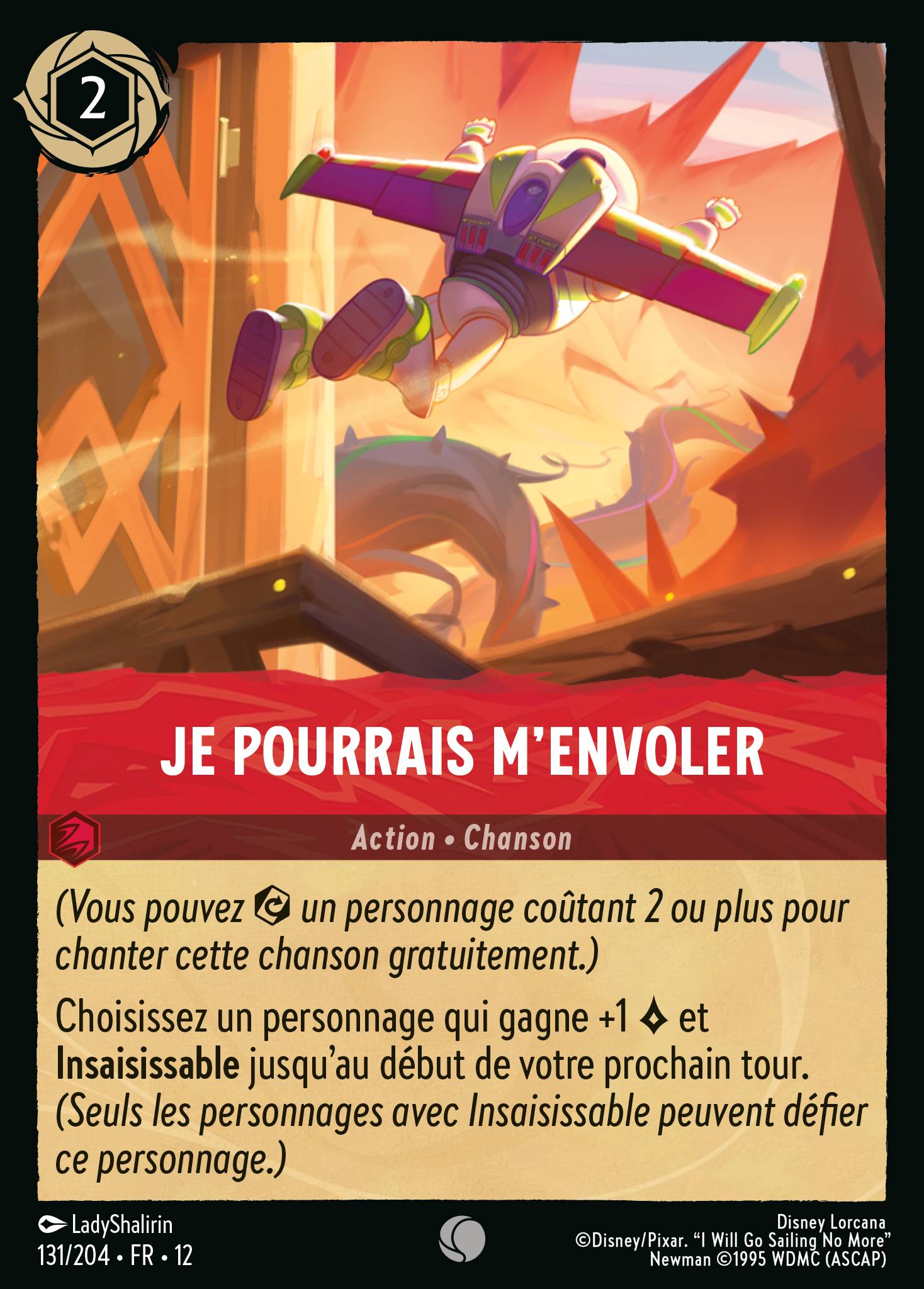 Carte Lorcana 131/204 Je pourrais m'envoler | LorenZone