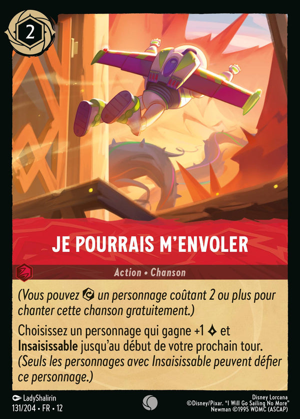 Carte Lorcana 131/204 Je pourrais m'envoler | LorenZone