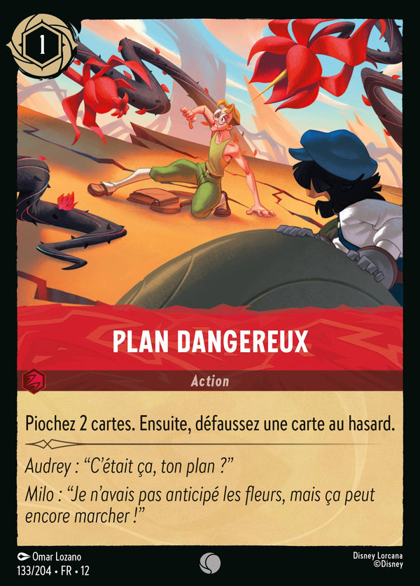 Carte Lorcana 133/204 Plan dangereux | LorenZone