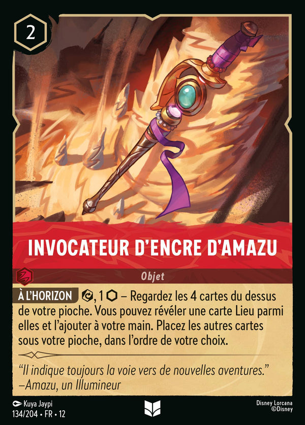 Carte Lorcana 134/204 Invocateur d'Encre d'Amazu | LorenZone