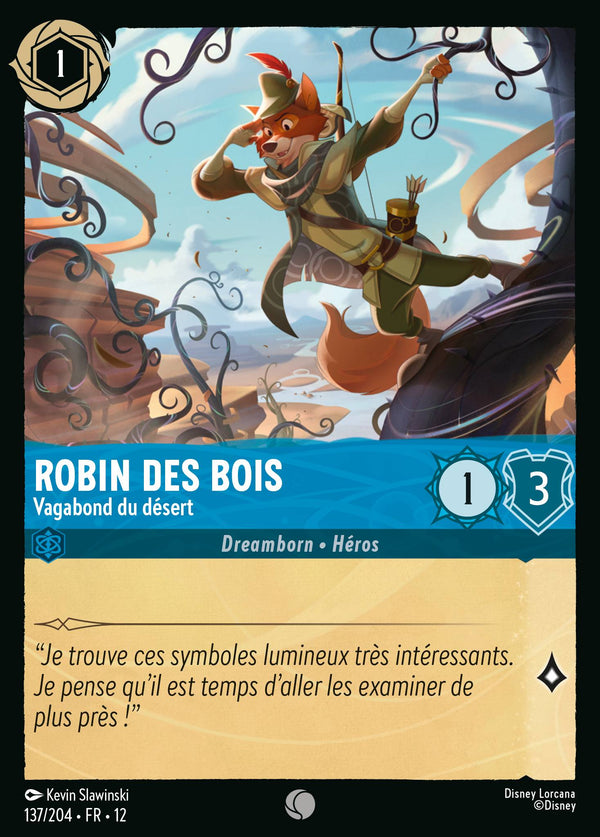 Carte Lorcana 137/204 Robin des Bois | LorenZone