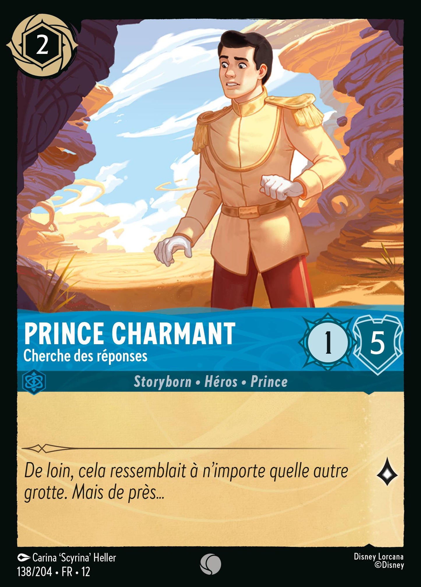 Carte Lorcana 138/204 Prince charmant | LorenZone
