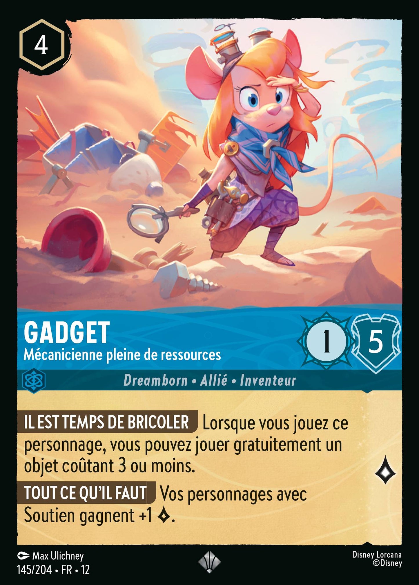 Carte Lorcana 145/204 Gadget | LorenZone