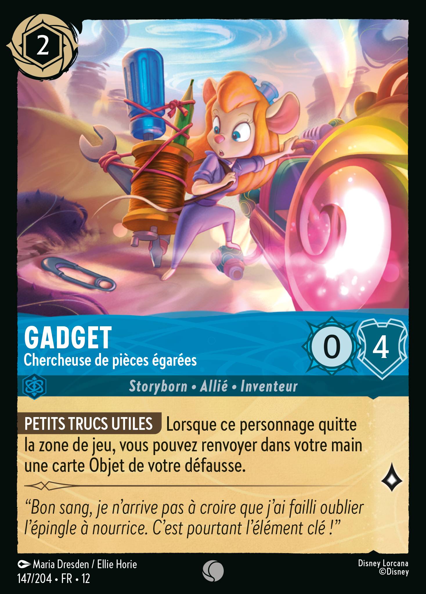 Carte Lorcana 147/204 • FR • 12 Gadget | LorenZone