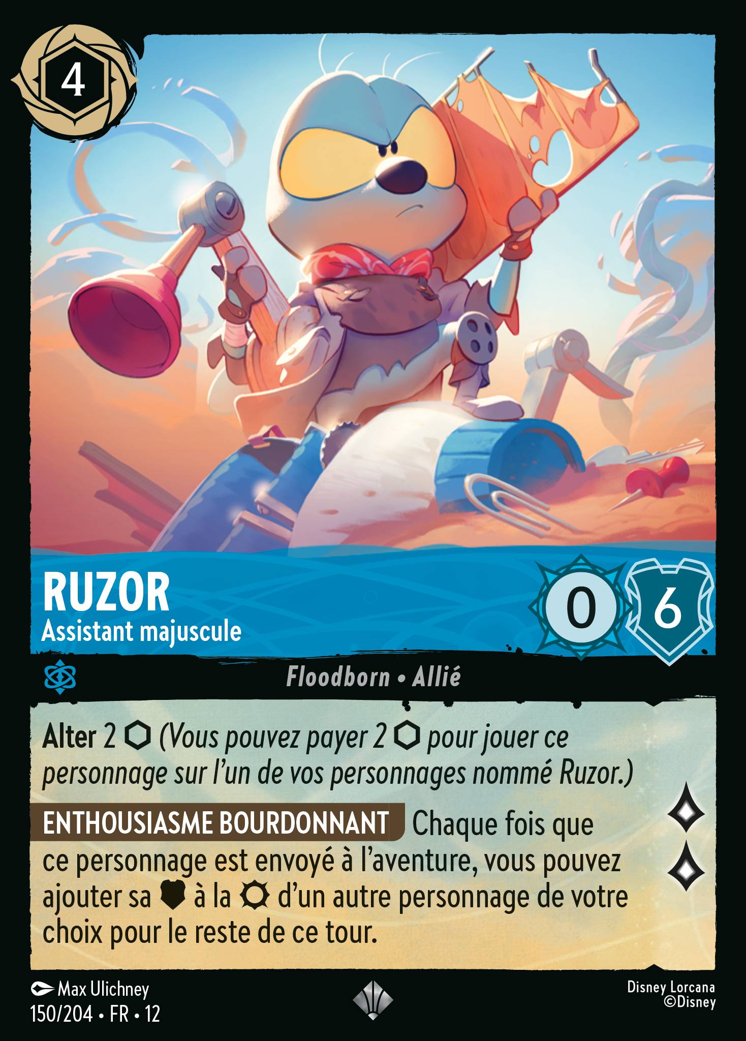 Carte Lorcana 150/204 • FR • 12 Ruzor | LorenZone