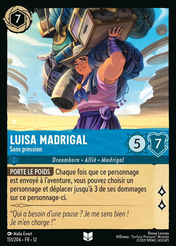 Carte Lorcana 151/204 • FR • 12 Luisa Madrigal | LorenZone