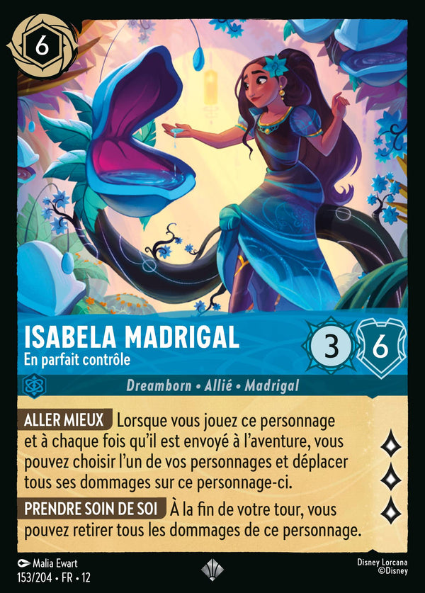 Carte Lorcana 153/204 • FR • 12 Isabela Madrigal | LorenZone