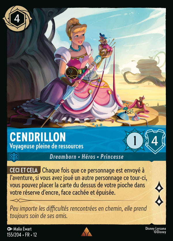 Carte Lorcana 155/204 • FR • 12 Cendrillon | LorenZone