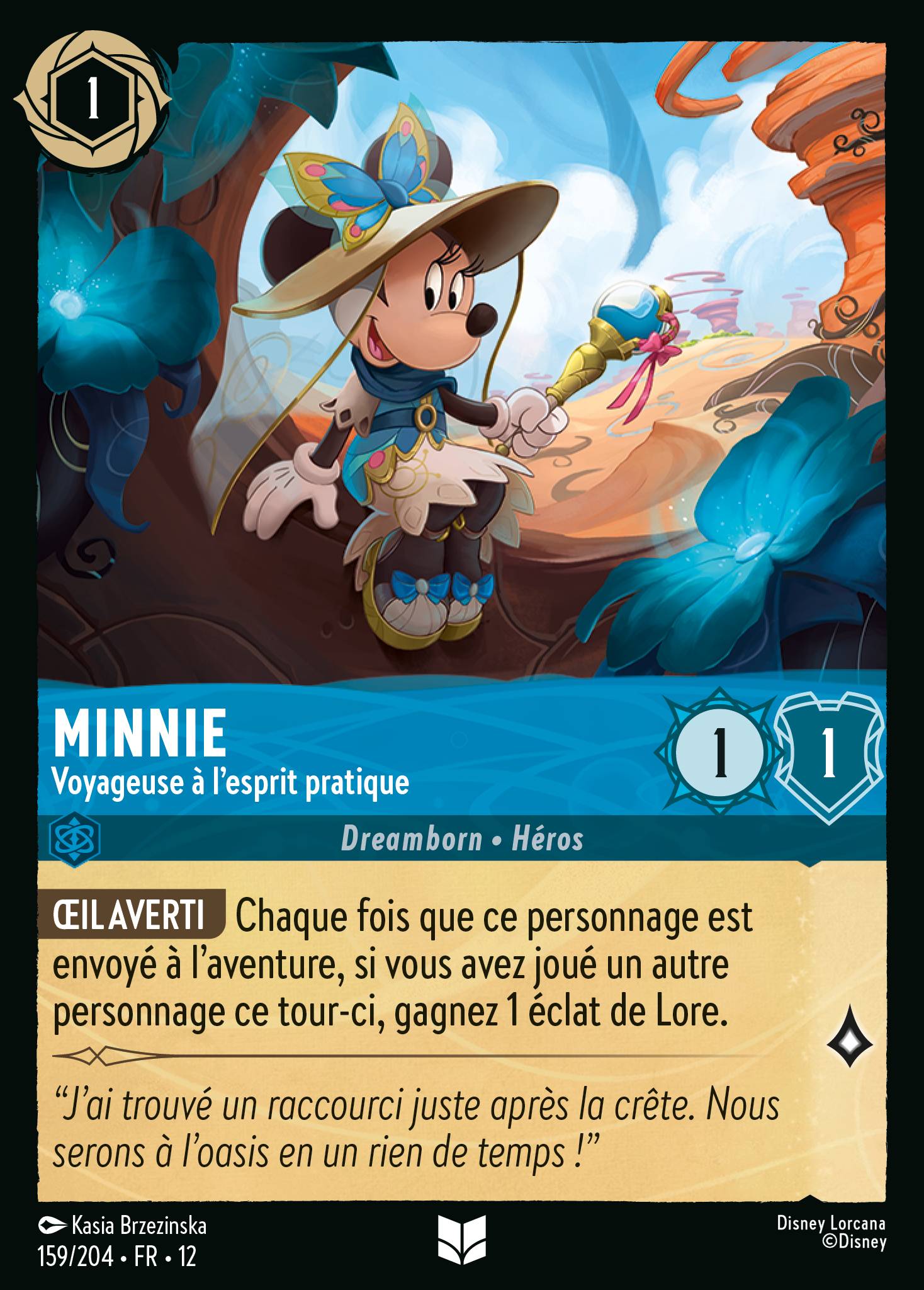 Carte Lorcana 159/204 • FR • 12 Minnie | LorenZone