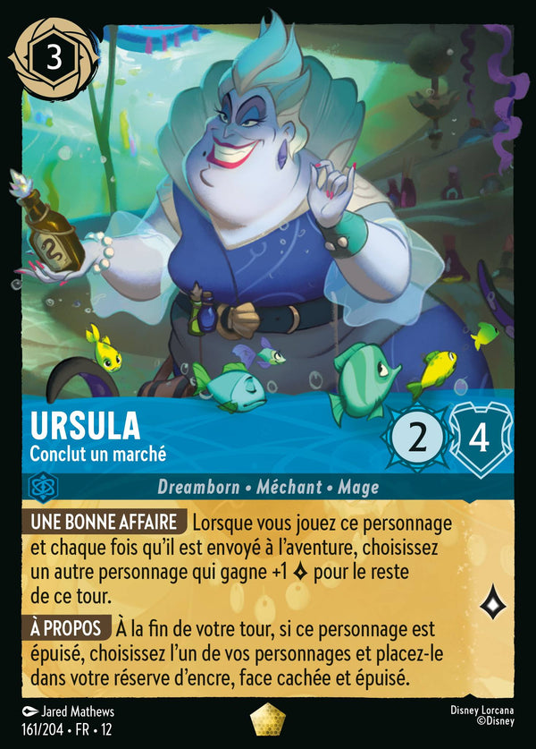 Carte Lorcana 161/204 • FR • 12 Ursula | LorenZone