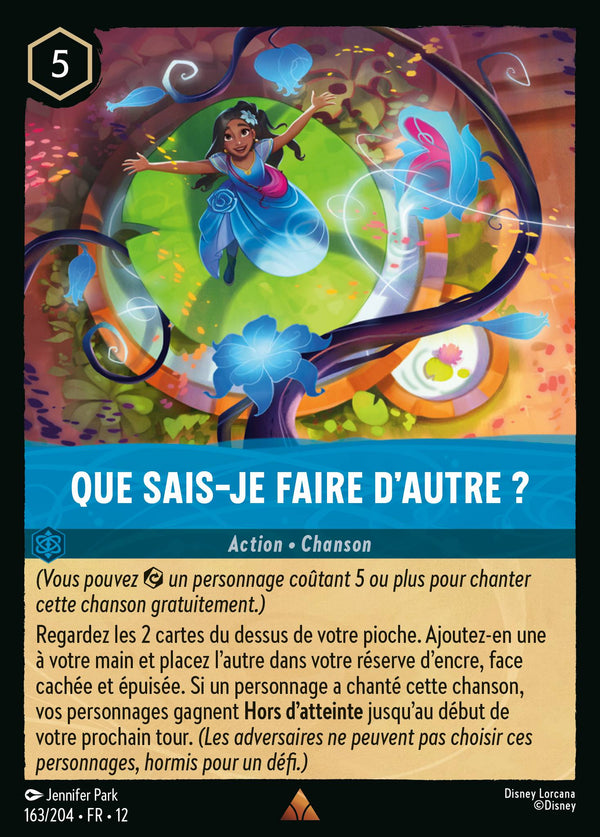 Carte Lorcana 163/204 • FR • 12 Que sais-je faire d'autre ? | LorenZone