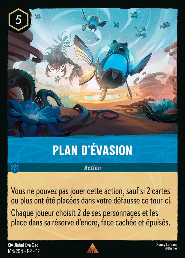 Carte Lorcana 164/204 • FR • 12 Plan d'évasion | LorenZone