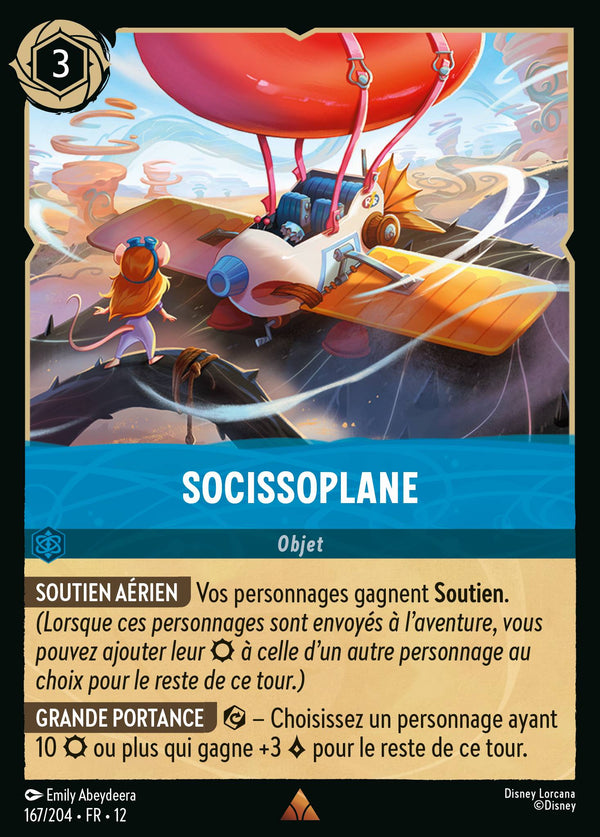 Carte Lorcana 167/204 • FR • 12 Socissoplane | LorenZone
