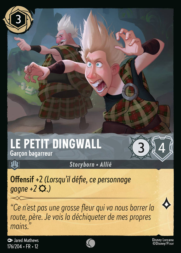 Carte Lorcana 176/204 • FR • 12 Le Petit Dingwall | LorenZone