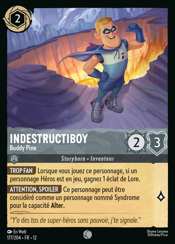 Carte Lorcana 177/204 • FR • 12 Indestructiboy | LorenZone