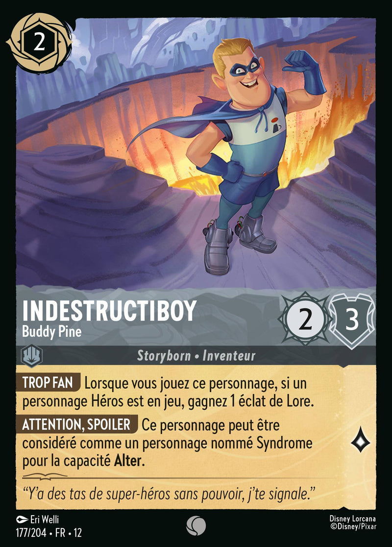 Carte Lorcana 177/204 • FR • 12 Indestructiboy | LorenZone