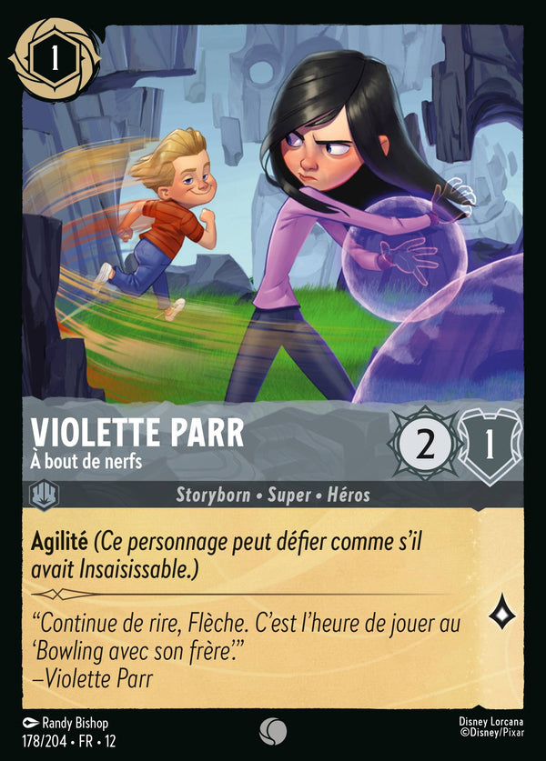 Carte Lorcana 178/204 • FR • 12 Violette Parr | LorenZone