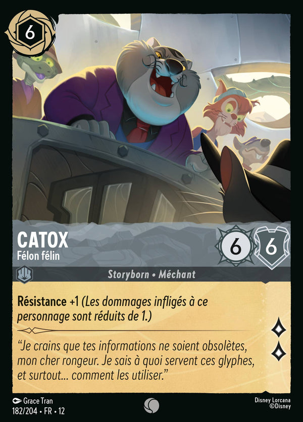 Carte Lorcana 182/204 • FR • 12 Catox | LorenZone