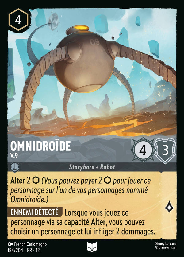 Carte Lorcana 184/204 • FR • 12 Omnidroïde | LorenZone