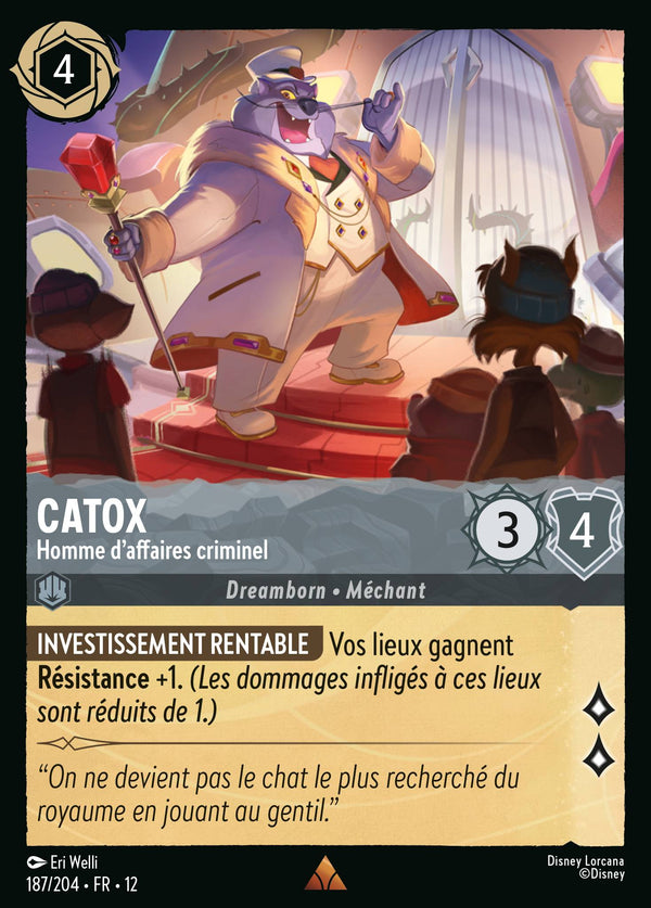 Carte Lorcana 187/204 • FR • 12 Catox | LorenZone
