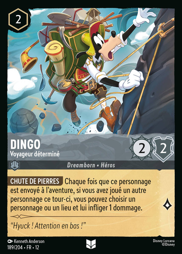 Carte Lorcana 189/204 • FR • 12 Dingo | LorenZone