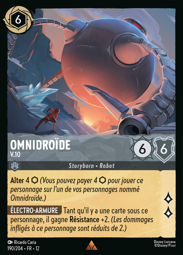 Carte Lorcana 190/204 • FR • 12 Omnidroïde | LorenZone