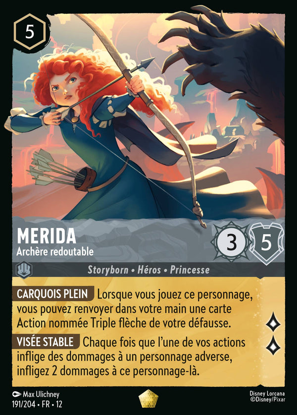 Carte Lorcana 191/204 • FR • 12 Merida | LorenZone