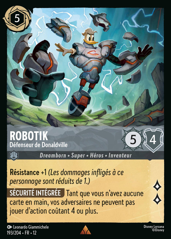 Carte Lorcana 193/204 • FR • 12 Robotik | LorenZone