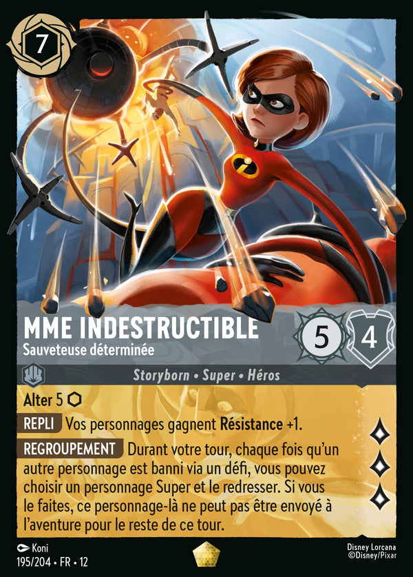 Carte Lorcana 195/204 • FR • 12 Mme Indestructible | LorenZone