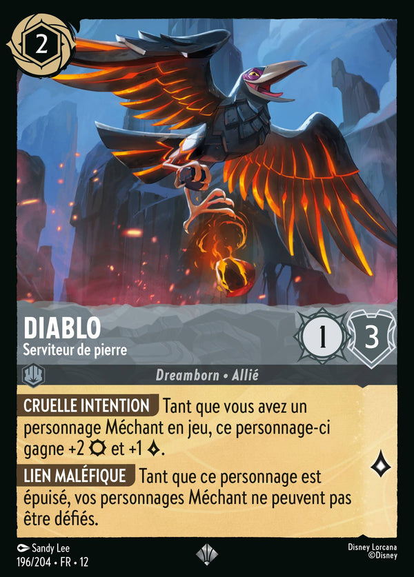 Carte Lorcana 196/204 • FR • 12 Diablo | LorenZone