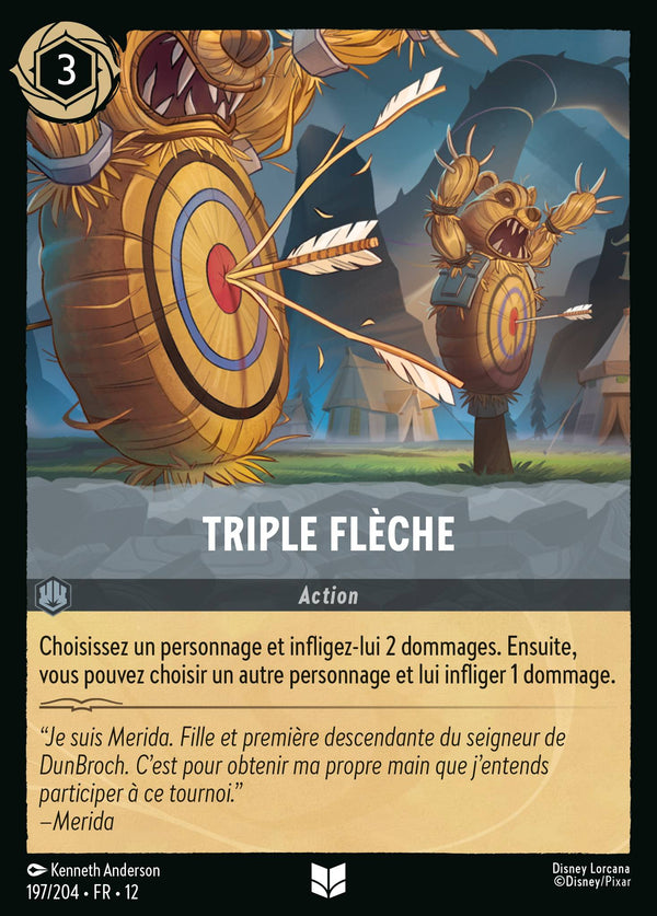 Carte Lorcana 197/204 • FR • 12 Triple flèche | LorenZone