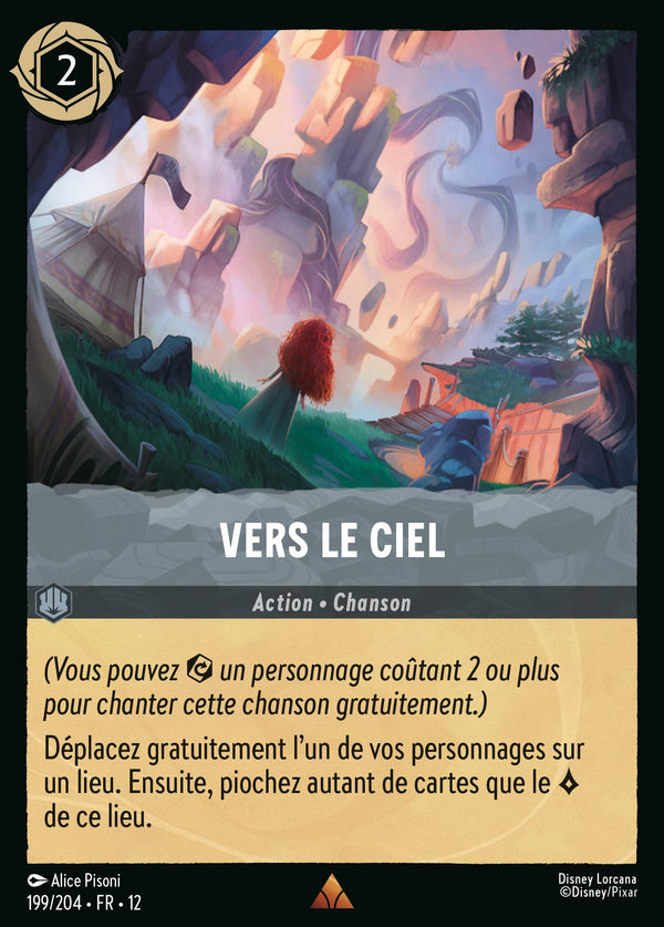 Carte Lorcana 199/204 • FR • 12 Vers le ciel | LorenZone