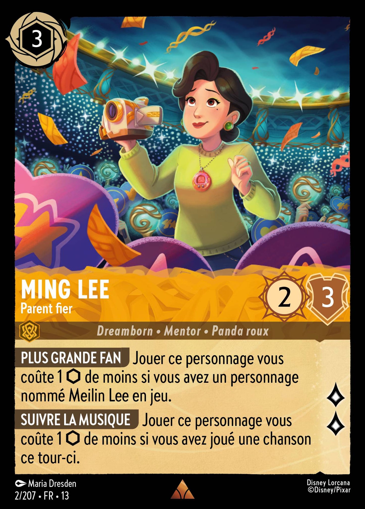 Carte Lorcana 002/207 Ming Lee, Parent fier | LorenZone