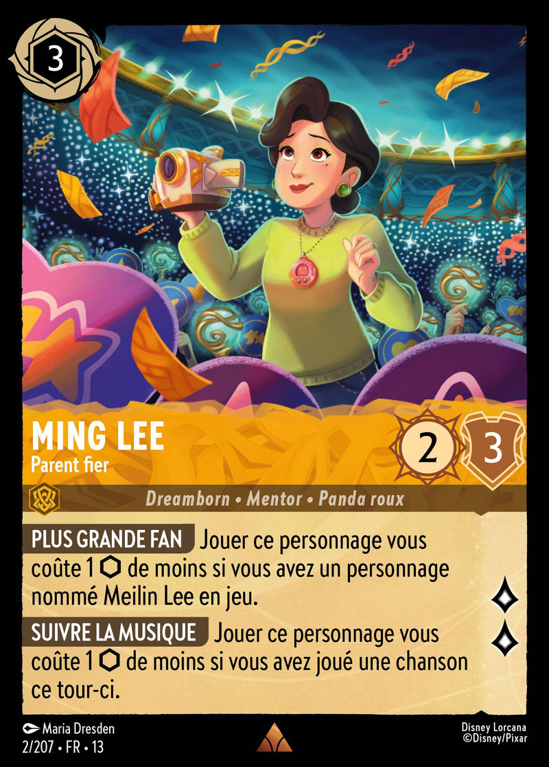 Carte Lorcana 002/207 Ming Lee, Parent fier | LorenZone