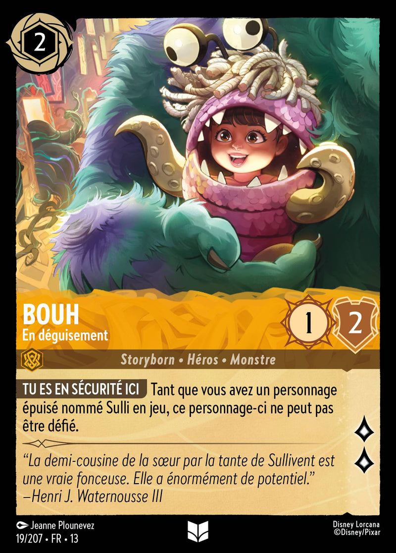 Carte Lorcana 019/207 Bouh, En déguisement | LorenZone
